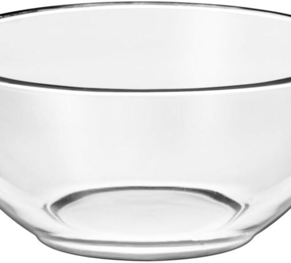 Glass Cereal Bowl in Clear, 12 piece set